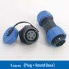 SP17 Series Aviation Plug: IP68 Waterproof Connector with Rear Nut Cable Solder.