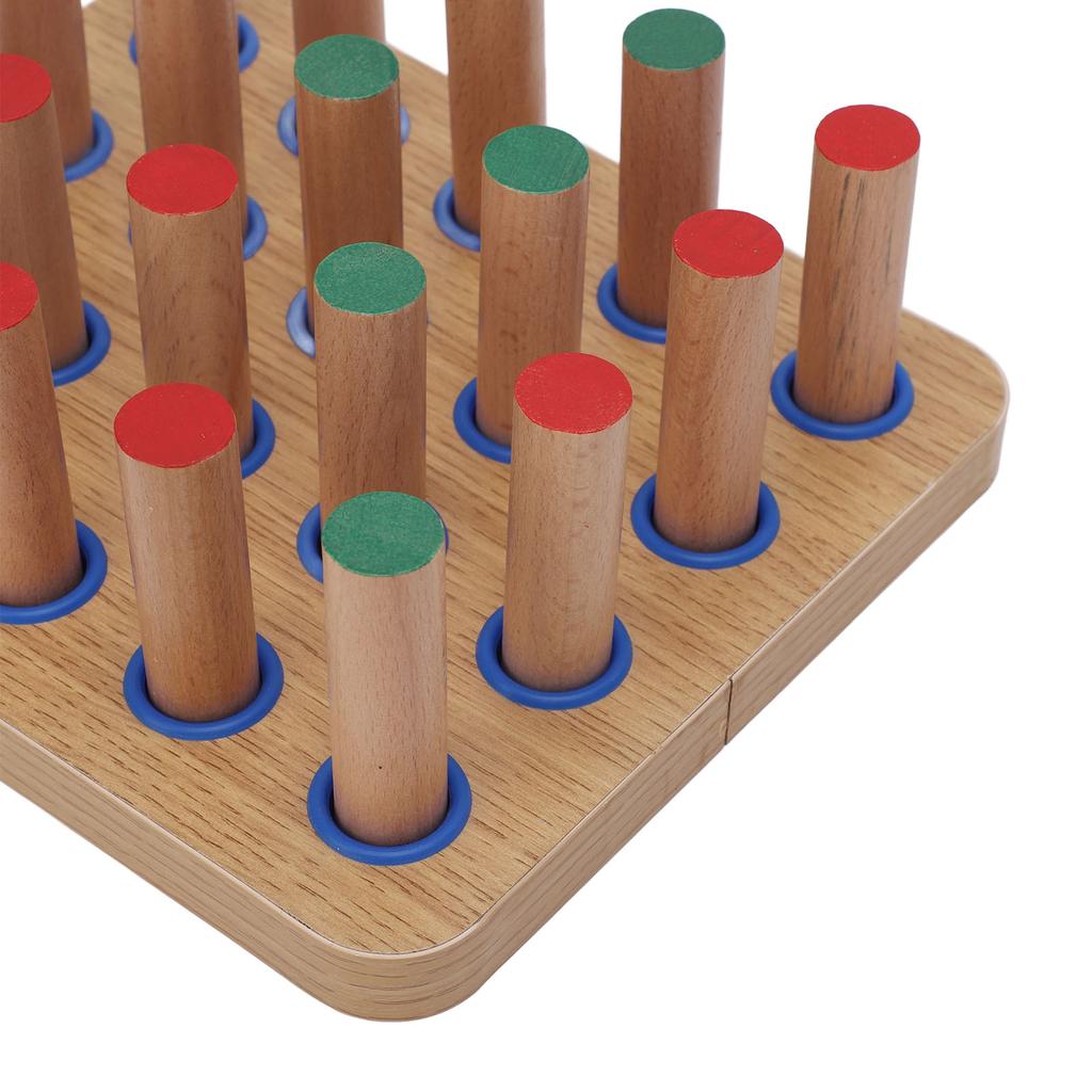 Wooden Insertion Plate Finger Dexterity Improve Fine Motor Coordination Hand Rehabilitation Peg Board Medium