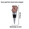 Deer Head Bottle Stopper Gold Seals Red Wine Sealer With Seal For Home Bar Decor