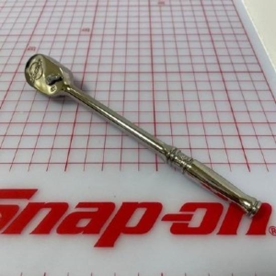 

Snap-on Tools NEW TL72 1/4 Drive Chrome Fine Tooth Long Handle Ratchet USA