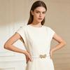 Simple PU Leather Waiststrap With Rhinestones Butterfly Clasp For Women Everyday Outfit School Uniforms And Jeans