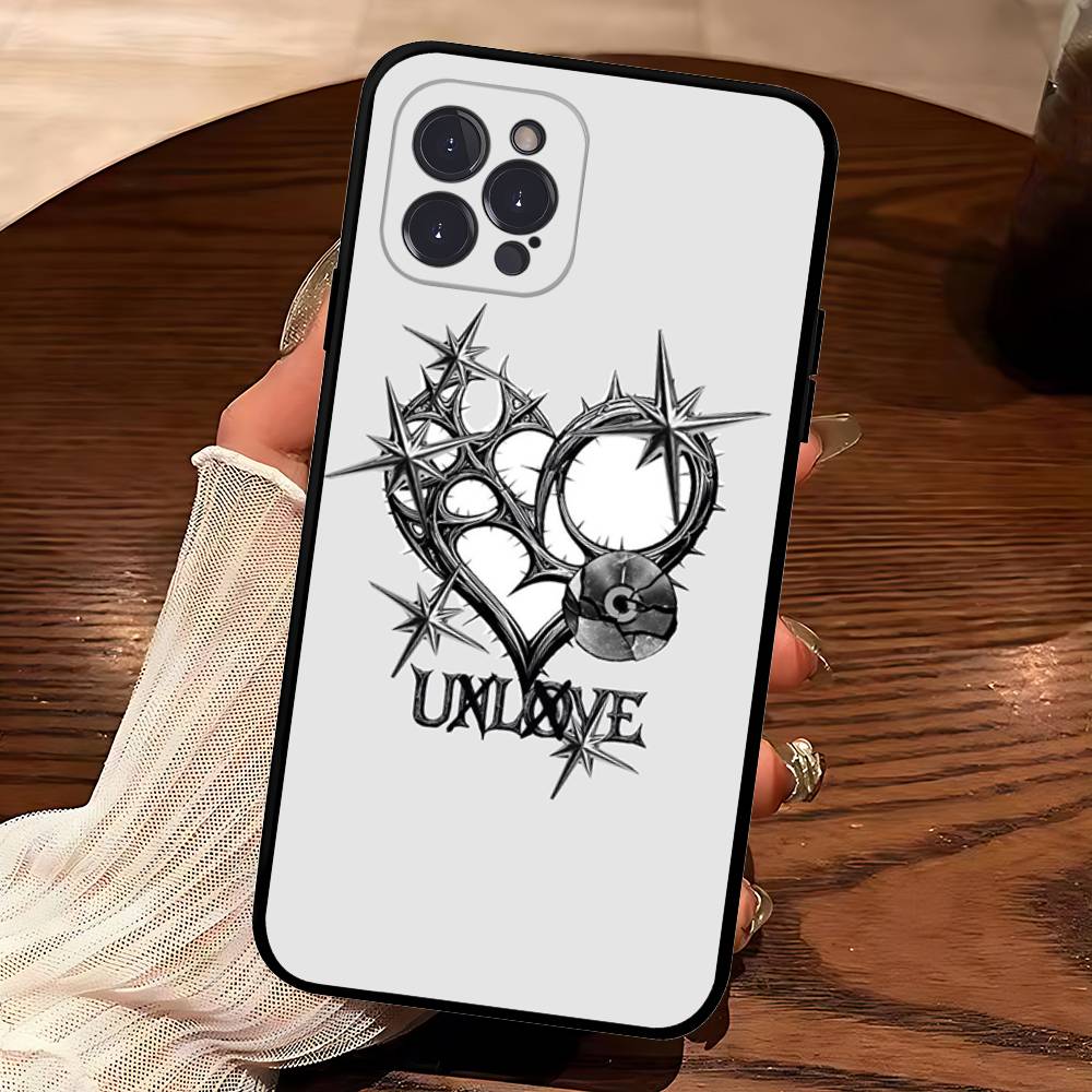Kpop Group XLov Phone Case For IPhone 16 Pro Max 15 17 Plus 14 13 12 Mini 11 Black Cover