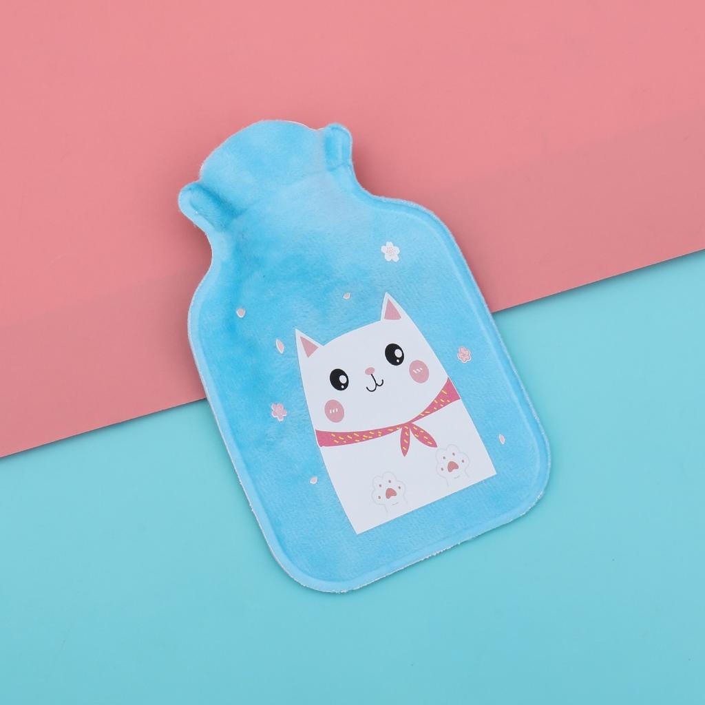 Explosion-Proof Portable Hot Water Bottle – Cartoon Design, Reusable Hand Warmer for Winter