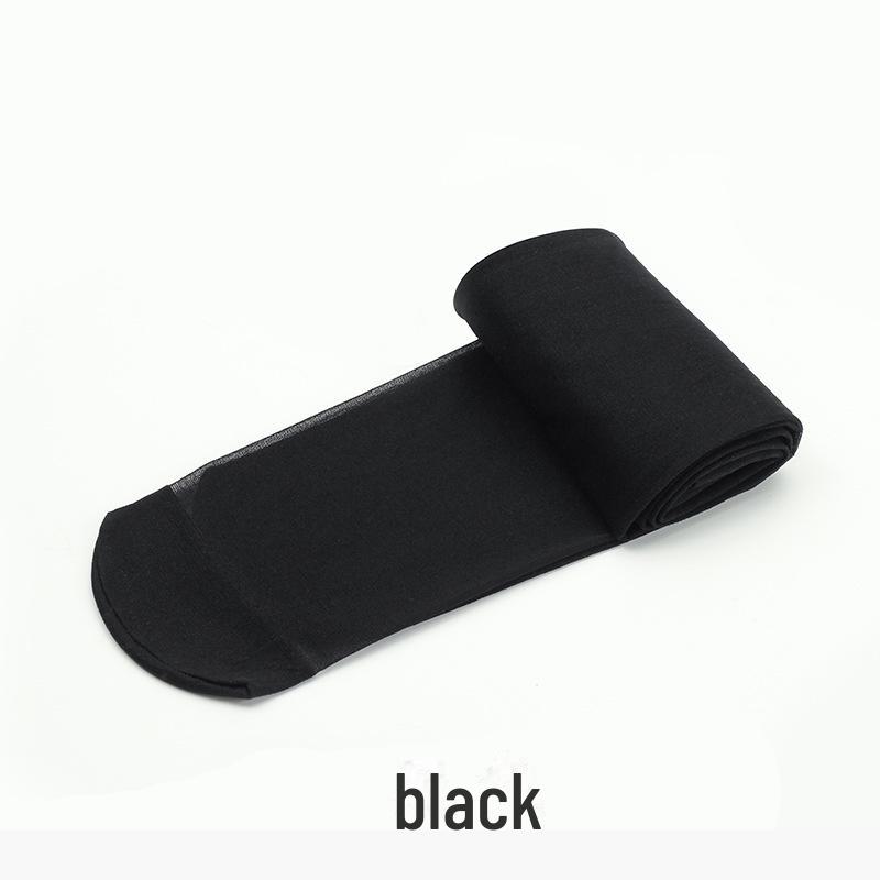 Pineapple Ultra-Thin Anti-Snag Black Silk Invisible Pantyhose - Free-Cut, Bare-Leg Look, Perfect for Spring and Summer.