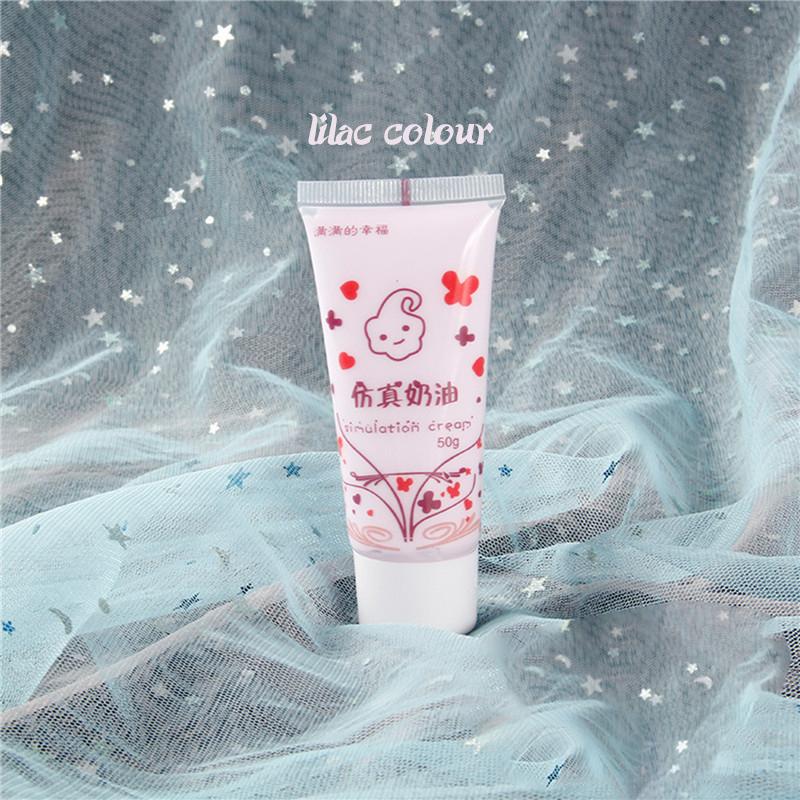 1Pcs (50Ml) Resin Diy Fake Whipped Cream Clay Simulation Cream Gel Antifreeze Mobile Shell Beauty Diy Craft Soft Clay Decoration