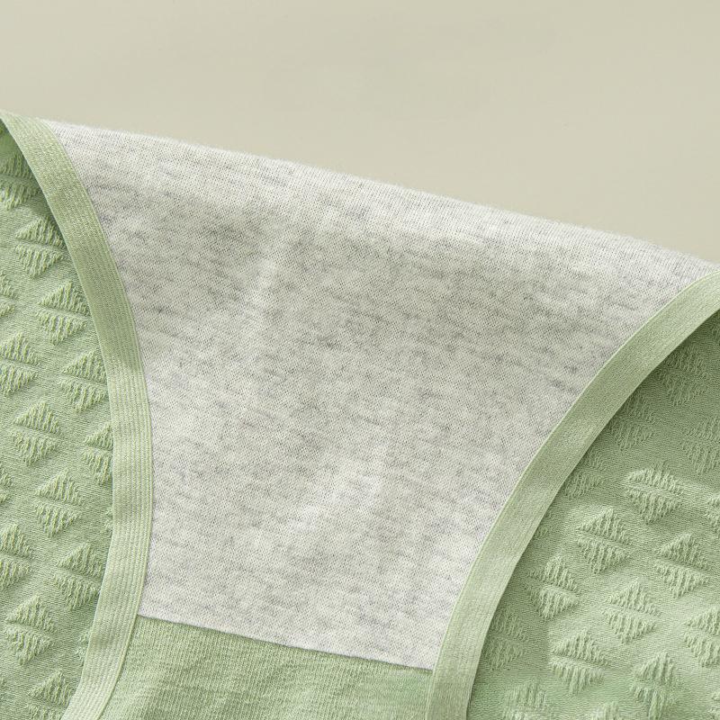 Baumwollunterwäsche für Damen Slips mit hohem Bund Nahtlos Atmungsaktiv Hautfreundlich Übergröße Hüfthebend Dreiecksslips