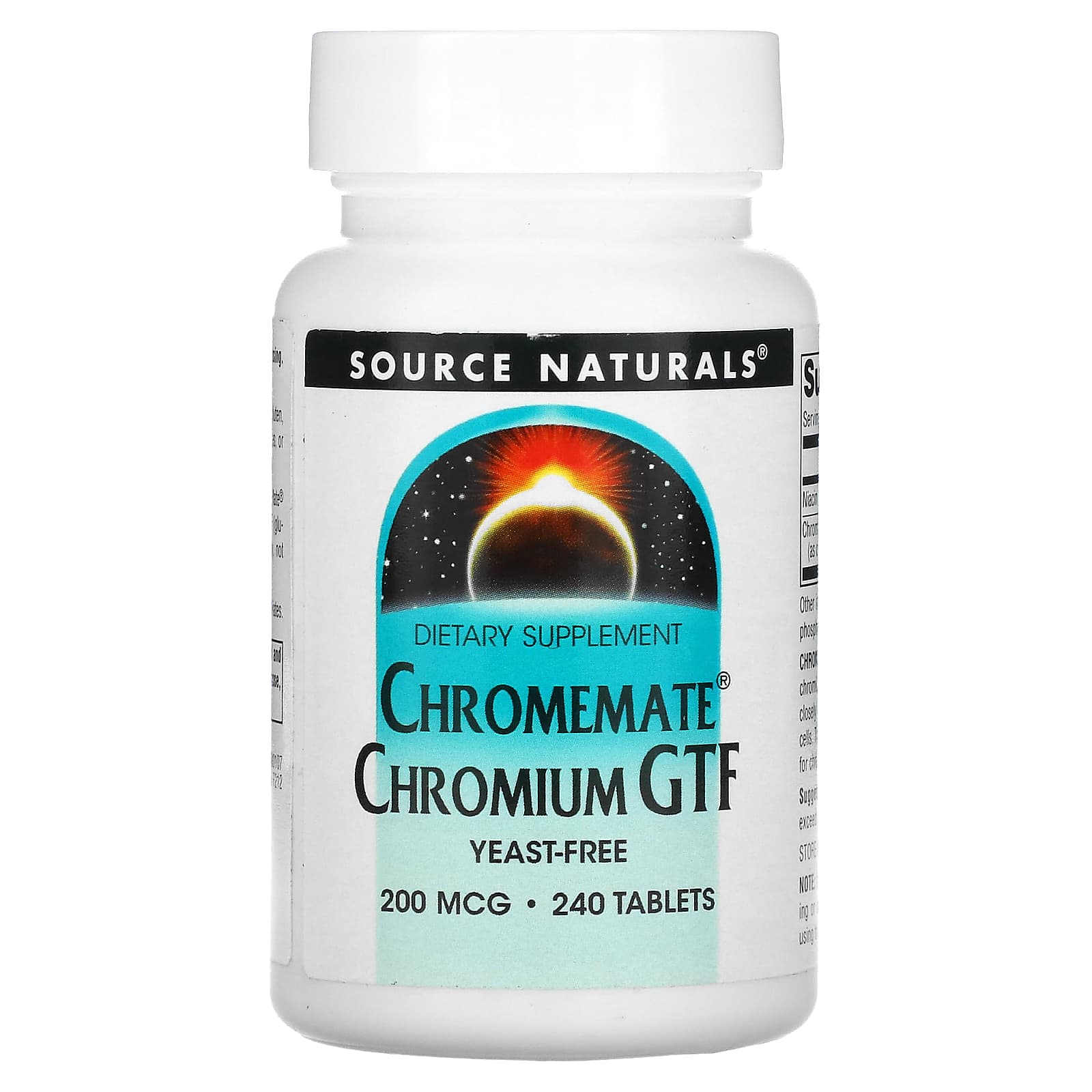 

Chromemate Chromium Gtf, 200Mcg, 240 Tablets