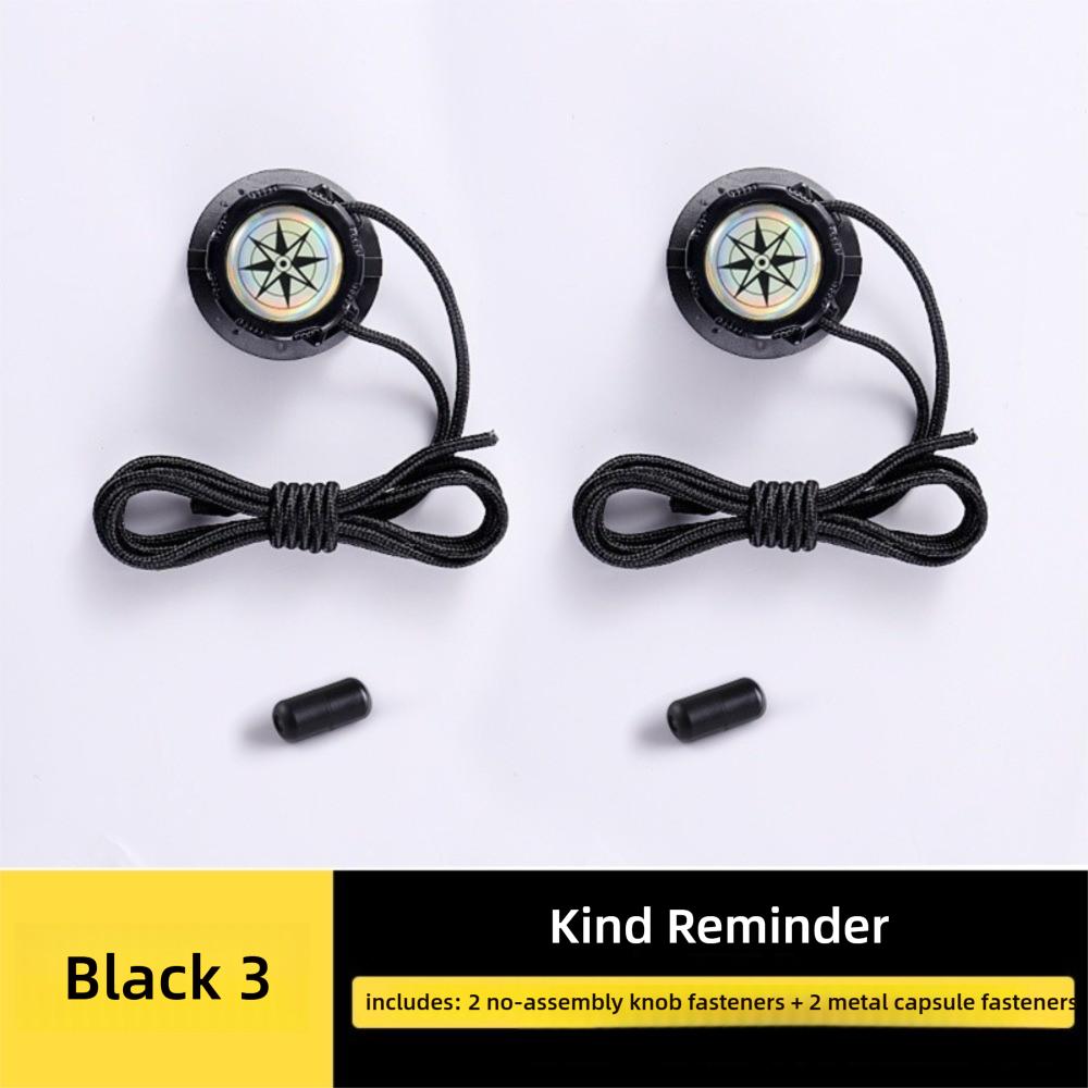 1Pair New Thick Rope Swivel Buckle Laces Quick Lock Easy Installation No Tie Shoelaces Automatic Shoelaces Children Adults