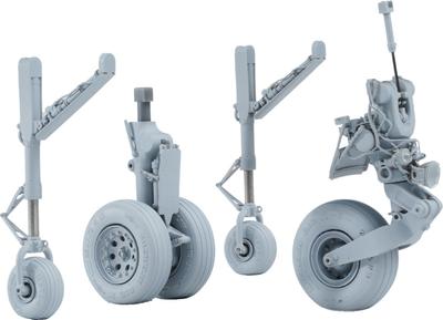 ROKIT STUDIO 1/48 AV-8B Harrier II Landing Gear (for Uma Models) Plastic Model Parts RKS480301 (Airplane)