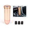 BAOQI Universal Bullet Shape Style Shift Knob M12 M10 M8 Style Manual Transmission Gear Shift Knob Lever Brass