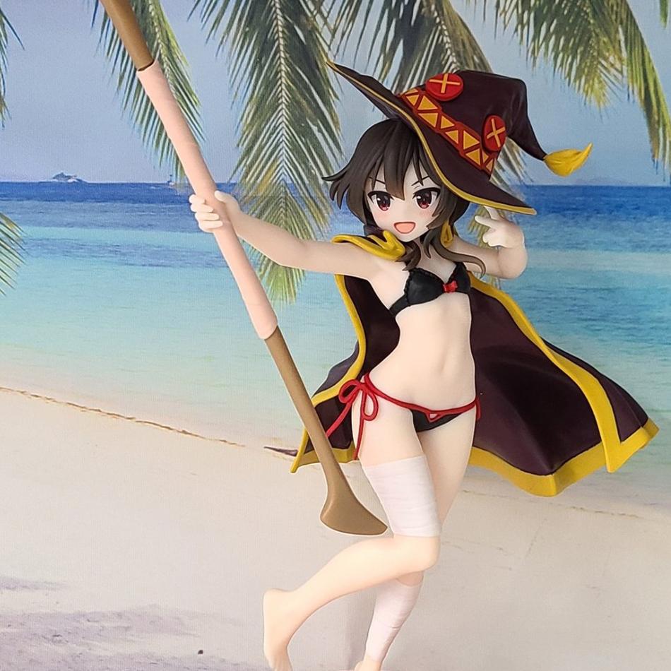 24cm Anime Figure God's Blessing On This Wonderful World Megumin Swimsuit PVC Action Figure Model Toyste Figurine For Girls Gift