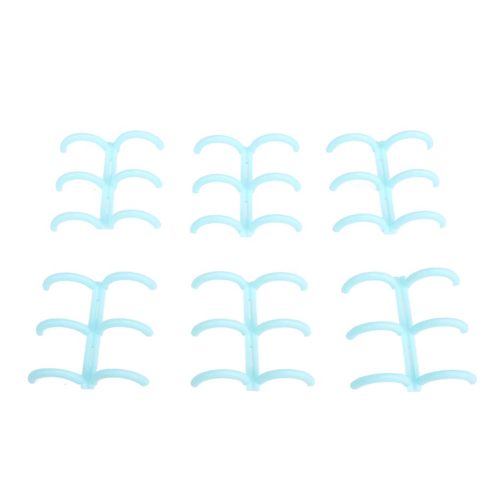 50 Stück Kammbinde-Rücken 16mm 3 Ringe A4 PP Buchbinde-Rücken für Berichte Präsentationen Hellgrün