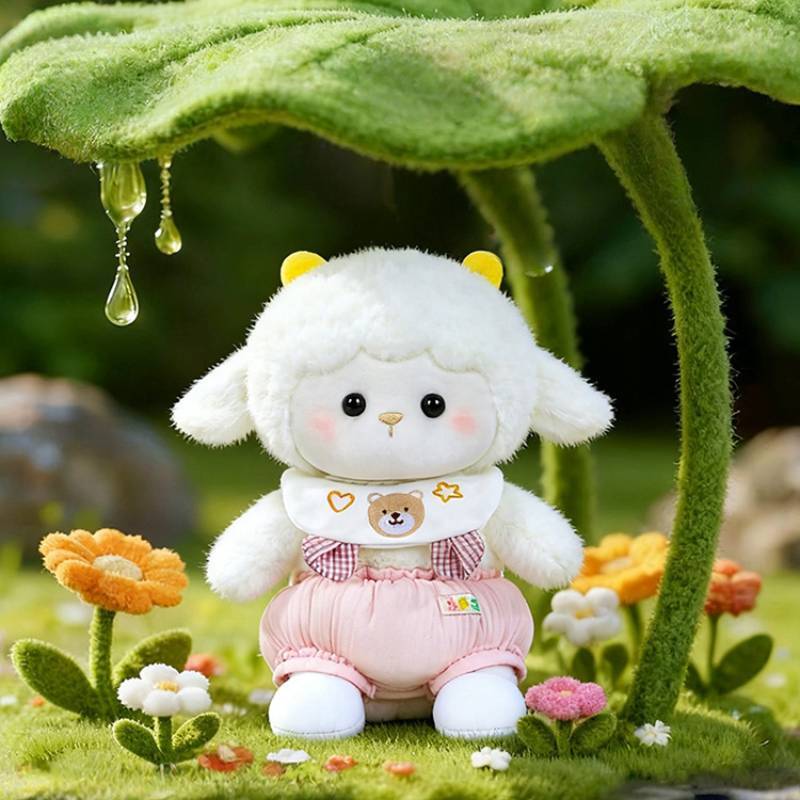 Sleep Hat Baby Sheep Plush Doll With Polyester Fiber For Sleep Aid Kids Nighttime Comfort Gift