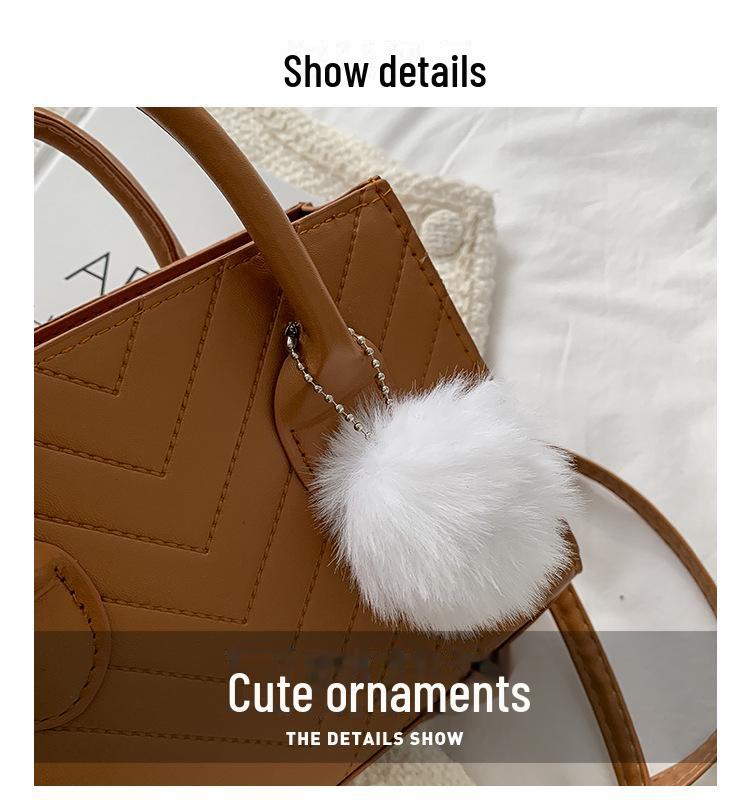 2024 Trendy Textured Small Square Bag – Women's Spring/Summer Messenger & Shoulder Bag
