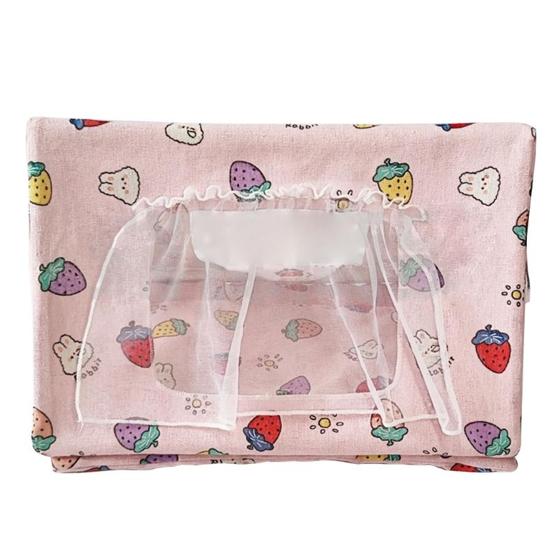 

Палатка для маленьких животных, теплая кровать, клетка для хомяков, угловой домик, место обитания, декоративное укрытие X3UC розовый