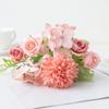 Künstliche Blumen Seidenrose Hausvase Tisch Bonsai Festival Party Garten Außen Hochzeit Brautstrauß DIY Geschenkbox Dekoration