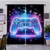 2 Pezzi Tende Oscuranti per Controller da Gioco Gamer Decorazione Camera da Letto Sala Giochi Soggiorno Per Camera da Letto Soggiorno e Ufficio