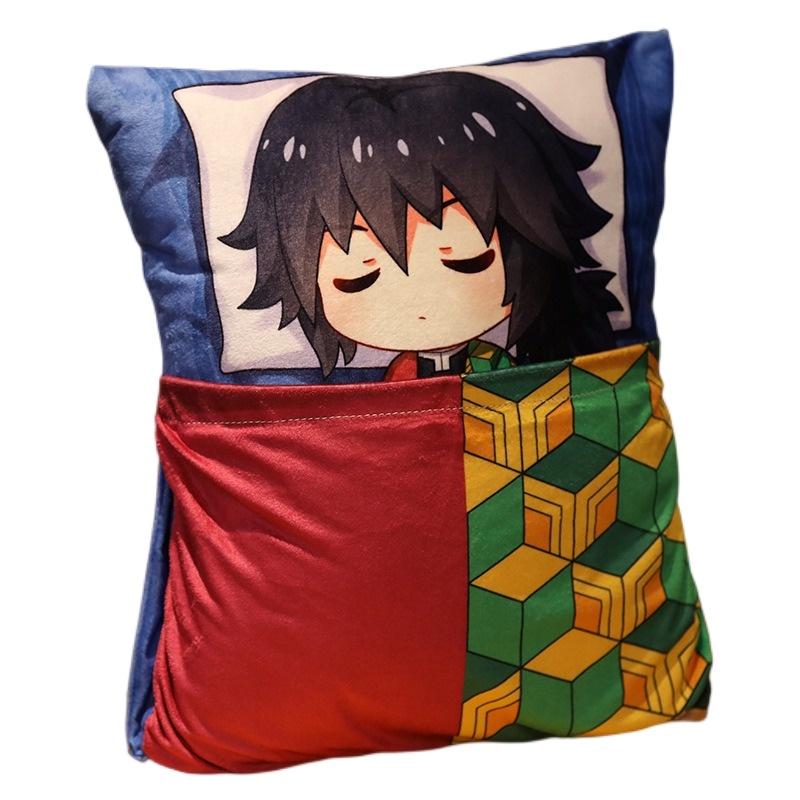 Slayer Demon Nezuko Tanjiro Pillow Soft Cushion Anime Cushion Plush Toys Gifts