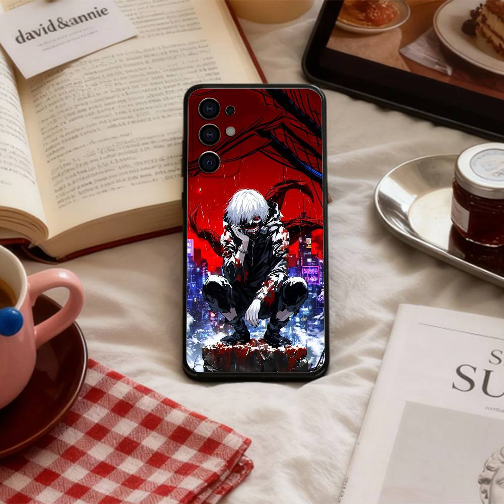Kaneki Ken T-Tokyo G-Ghoul   Phone Case For Samsung S 25,24,23,22,30,21,10,9,Ultra,Plus,Lite,FE,4,5 G Soft Black Case
