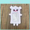 Plush Animal Keychain Holder With Card Protector For Kids And Teens