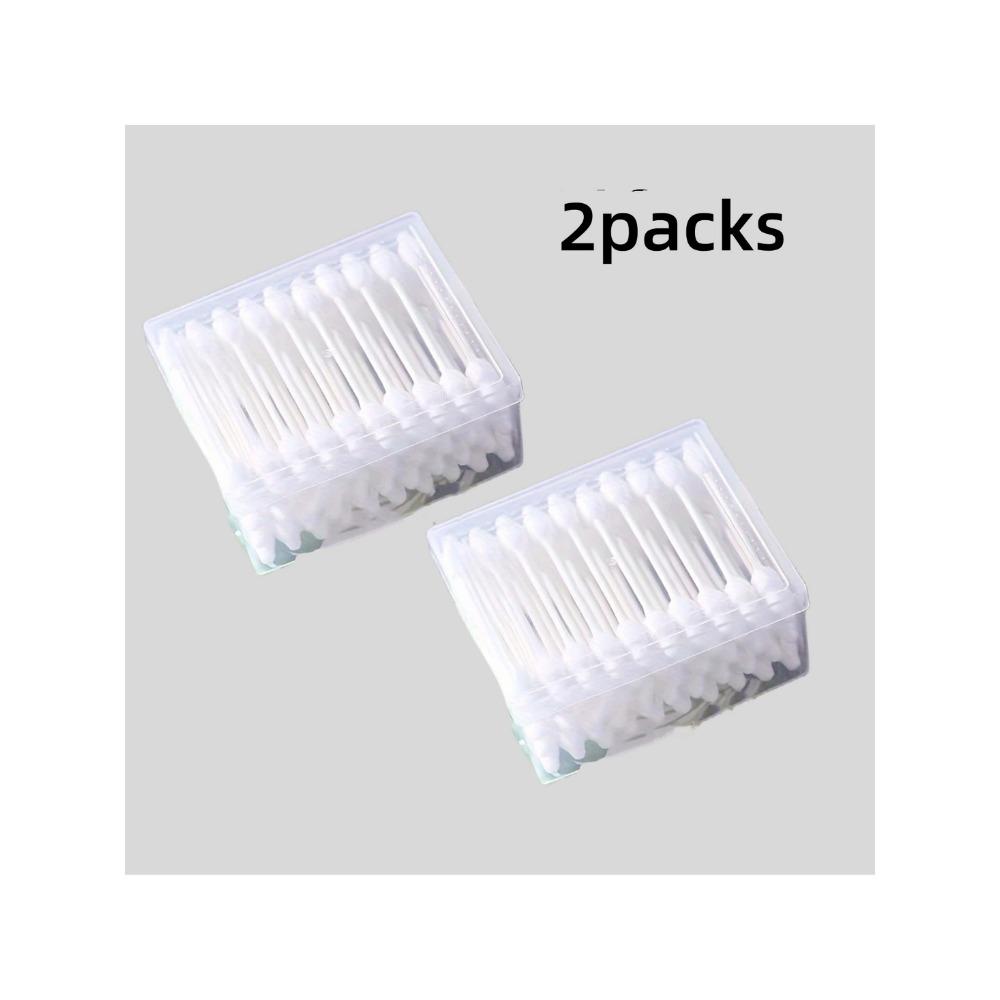 

Ватні палички 8 см, тампони для домашніх тварин, косметичні шви для нігтів, дерев’яні ручки з невеликими загостреними кінчиками, використовуються для підстригання брів, обробки нігтів домашніх тварин 2 packs