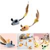 Automatic Mice Toy for Cats Chasing Self Teaser Cats Toy Electric Mouse Animal Interaction Cats Hunting Toy Dog Supply
