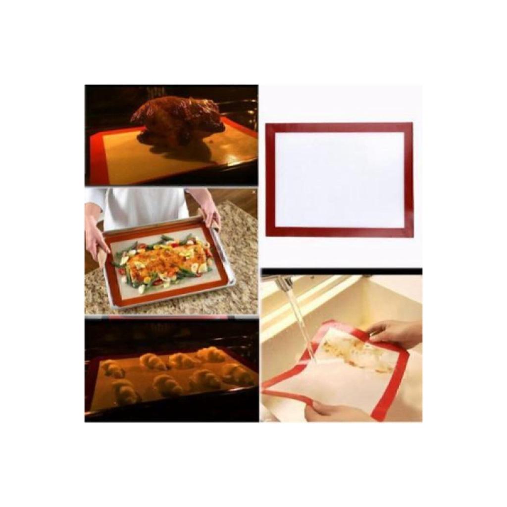 Oven Silicone Fireproof, Non-stick, Baking Dough Rolling Mat 40*30 Cm