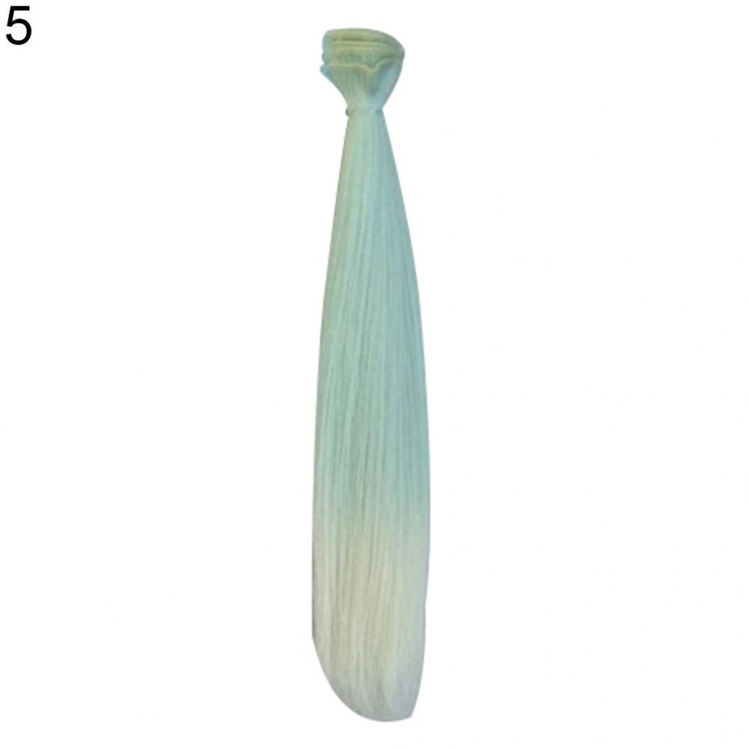 

Длинный прямой парик с градиентом, аксессуар для наращивания синтетических волос для куклы DIY BJD