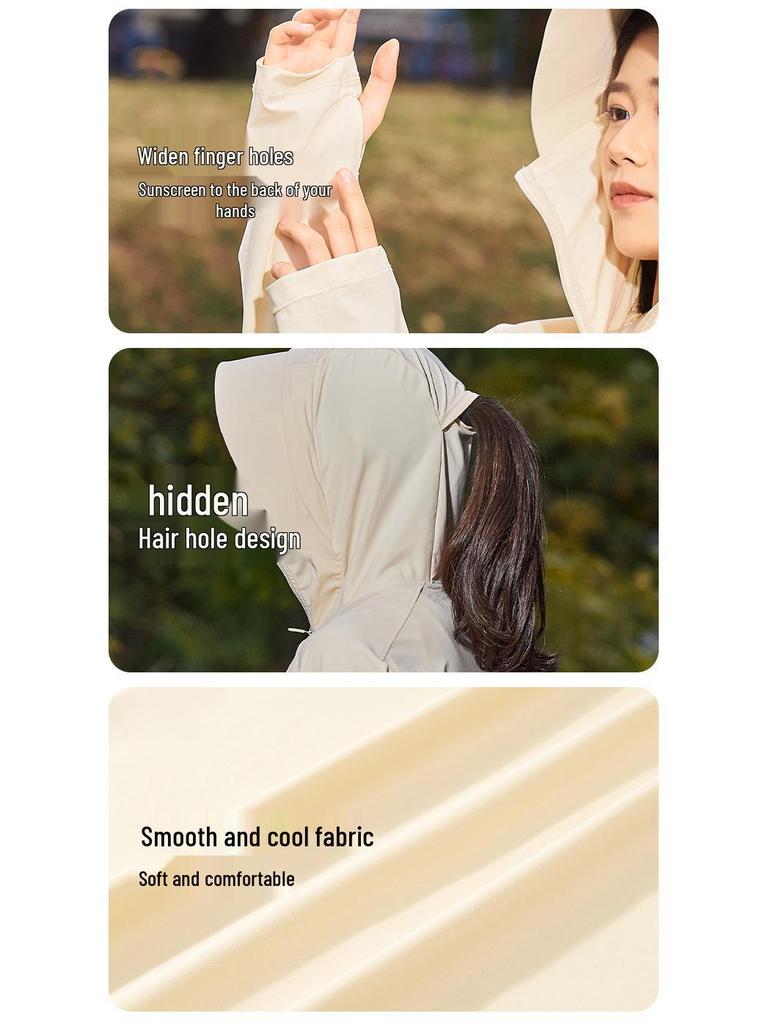 2025 Lightweight Breathable Ice Silk Sun Protection Clothing - Plus Size, Unisex, Summer Outdoor Wear
