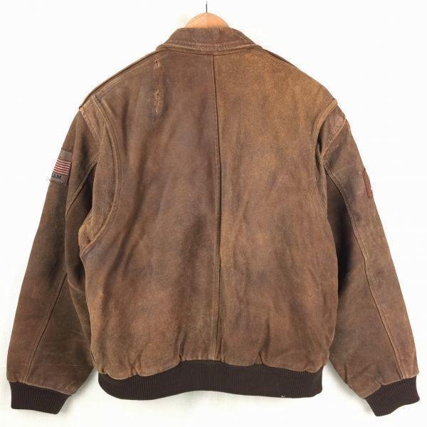 Rare Vintage US Military Bencat 1936 VGC CHIA Vietnam/USA Air Force Bomber Jacket Size S Brown Leather Jacket(USED)