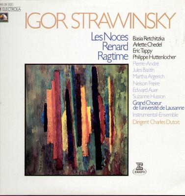 LP Record IGOR STRAVINSKY / BASIA RETCHITZKA, - Les Noces / Renard / Ragtime 1C06528302 His Master's Vo 1973 Germany Classical Used