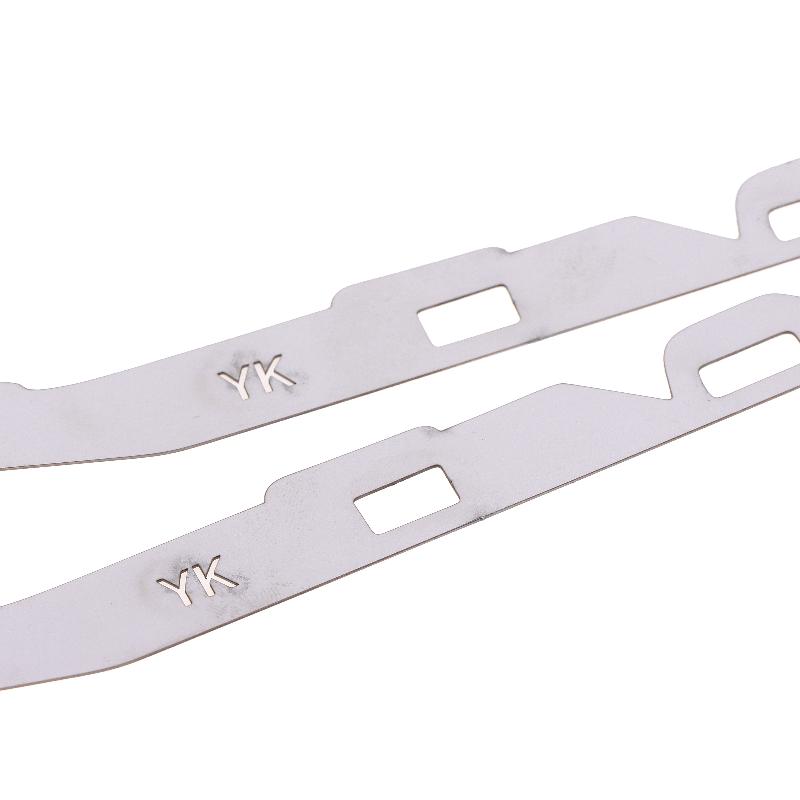 2Pcs Broken Opening Gap Bad Buckle Repairer Bracket For Fourth Generation City Gm2 Front Bumper Repair Metal Plate Buckle