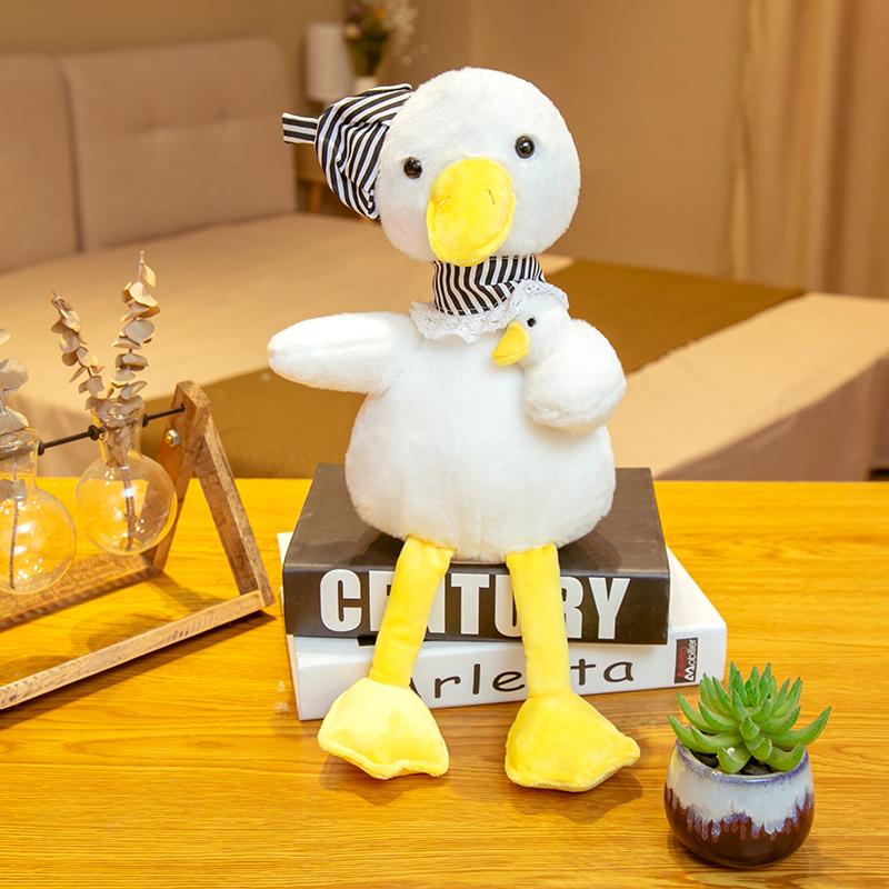 Kuscheliges Mutter- und Küken-Enten-Plüschtier, lebensechte Tier-Stoffpuppe, Spielzeug für Kinder, Baby-Mädchen, Geburtstagsgeschenk