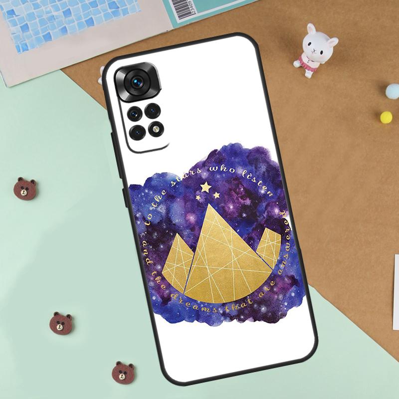 A Court Of Mist And Fury Case For Xiaomi Redmi 14C 10C 12C 13C Cover For Redmi Note 13 Pro 14 9 10 11 12 10S 11S 12S