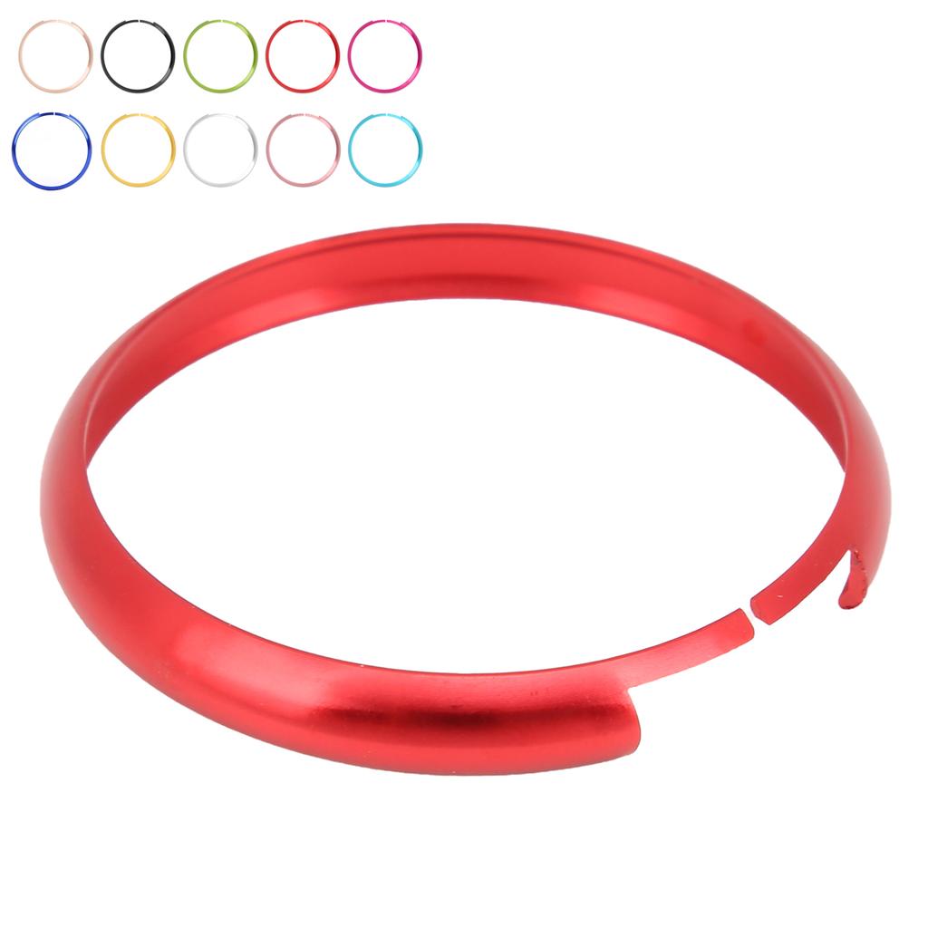 Key Fob Trim Remote Key Fob Ring Trim Aluminum Alloy Replacement for MINI R55 R56 R57 R58 R59 R60 Smart Key Trim Remote Key Trim