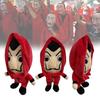 High Quality Papel Plush Toy Unique Dali Mask Figure 30cm Red Color