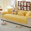 Simple and Modern Four-season Universal Sofa Cushion  New Cover Cloth Towel Fixed Non-slip Leather Sofa Cover Seat Cushion