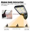 Solar Powered Outdoor Sports Sensor Light, Waterproof Induction Wall Light Strip, 3-mode Courtyard Street Light