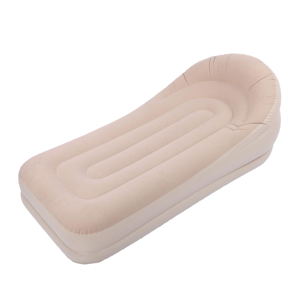 Inflatable Lounger 200x90x60cm Automatic Inflation Outdoor Blow Up Couch Portable Air Sofa for Home Camping