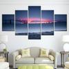 5 Pieces Canvas Wall Arts Poster Painting World Forth Bridge United Kingdom Wallpaper Home Decor Picture Printing Living Room