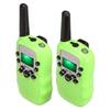 2 Stück/Set Kinderspielzeug 22 Kanal Walkie Talkies Radio UHF Große Reichweite Handfunkgerät Grün