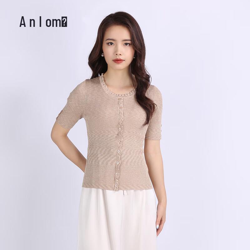 

Женский вязаный кардиган с коротким рукавом и круглым вырезом 3XL