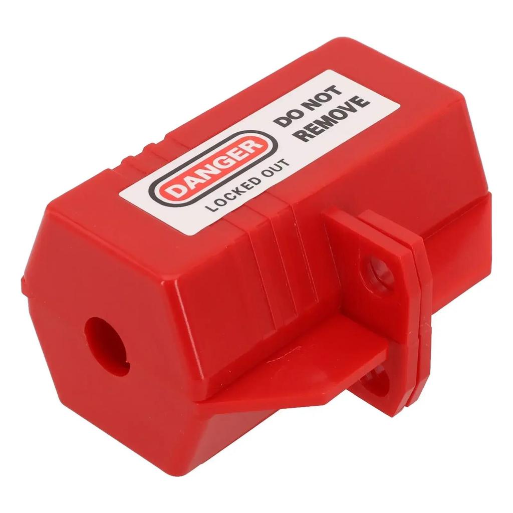 Lock Plug Lock Box Electrical Plug Plastic Tag Out Plug Power Lock S/M/L Engineering Industrial Plug Lock Lockout Box 4