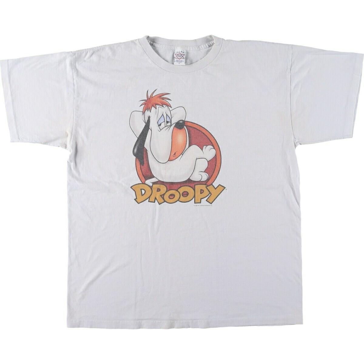DROOPY Dog Cartoon Retro Unisex T-shirt S-5XL L