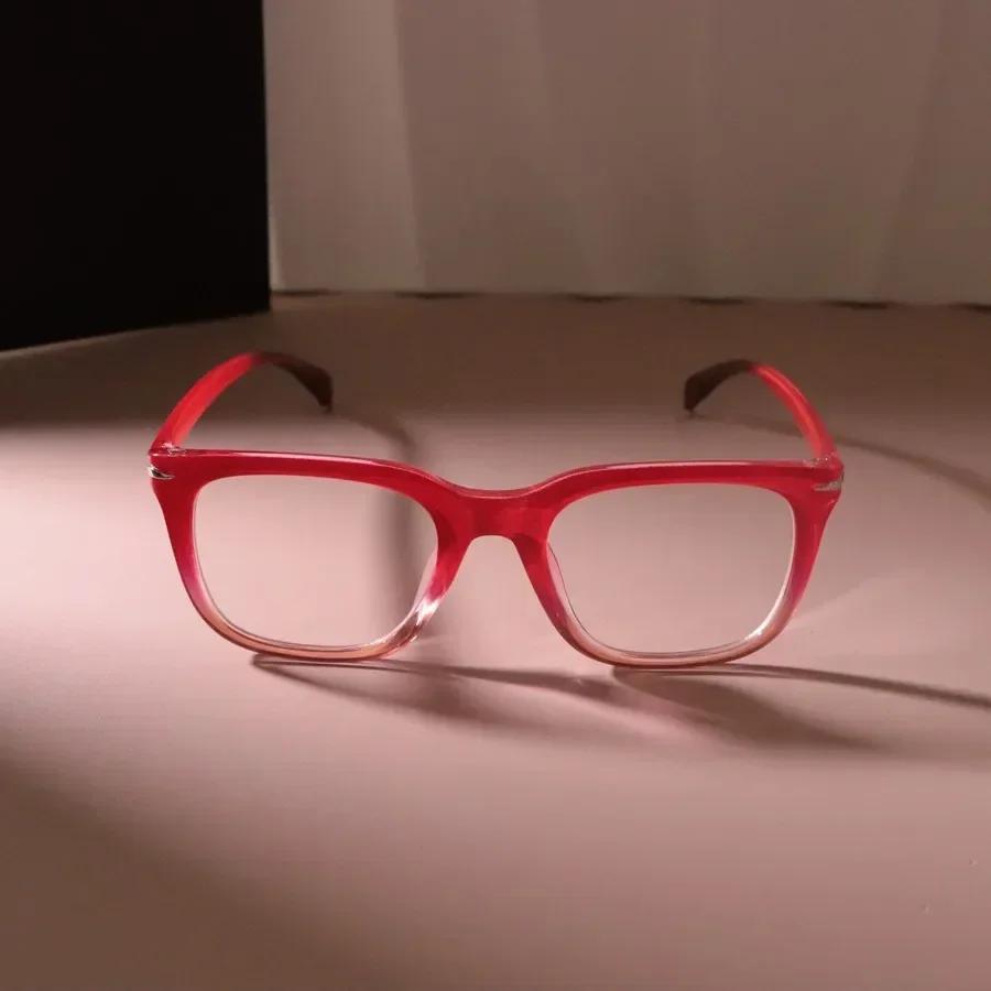 Retro Quadratische Leichte Brillenfassung Damen Herren Transparent Unisex Brille Für Weiblich Männlich