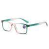 Fashionable New Square Full-Frame Hd Hyperopia Glasses Neutral Fashionable New Blue Light Blocking Reading Glasses +3.5+4.0