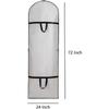 183x60cm Garment Clothes Dust Cover Suit Dress Jacket Travel Wedding Dress Protector Bag Anti-dust Moistureproof