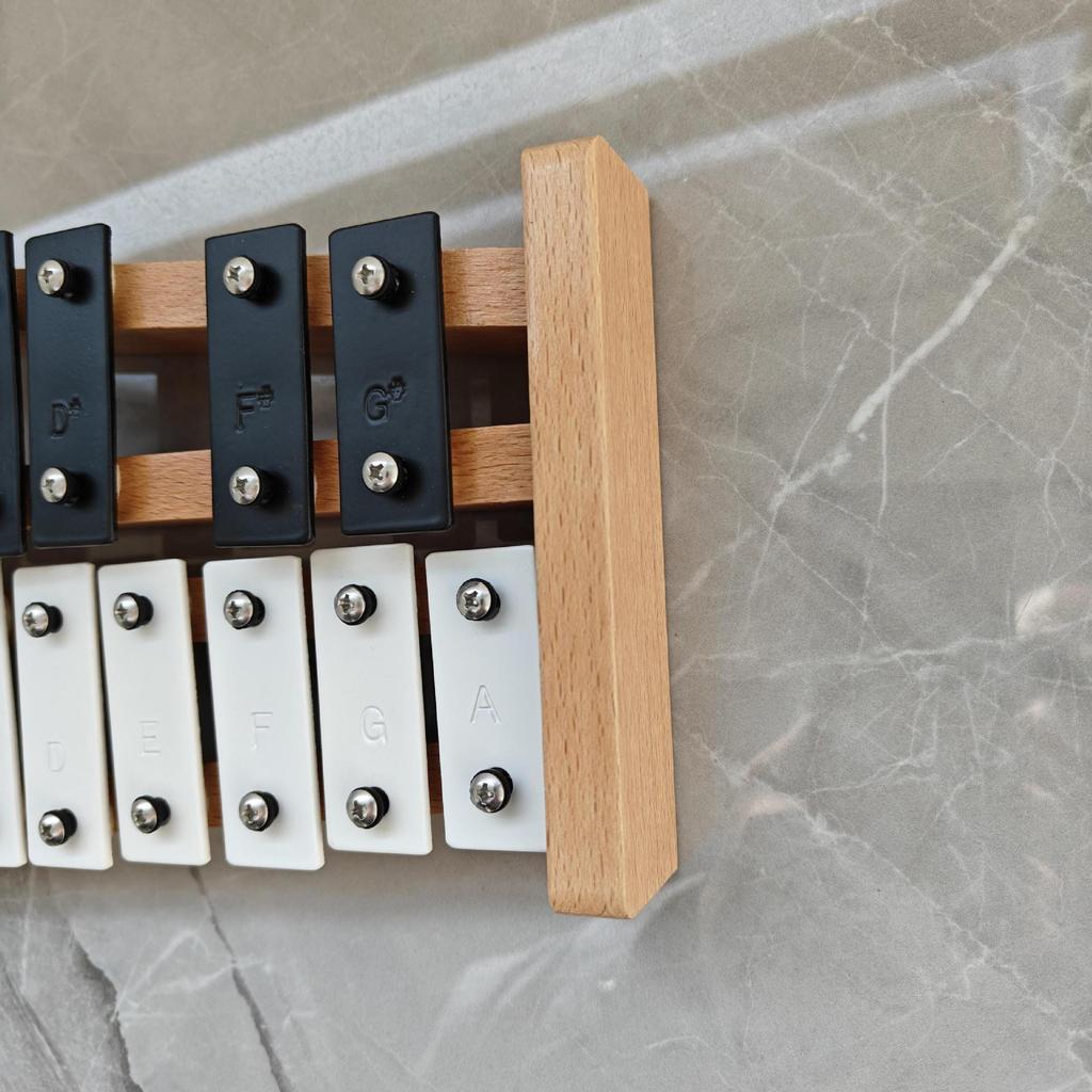 27-Note Steel Glockenspiel Xylophone: Perfect for Beginners, Christmas Gifts, and Early Childhood Education.