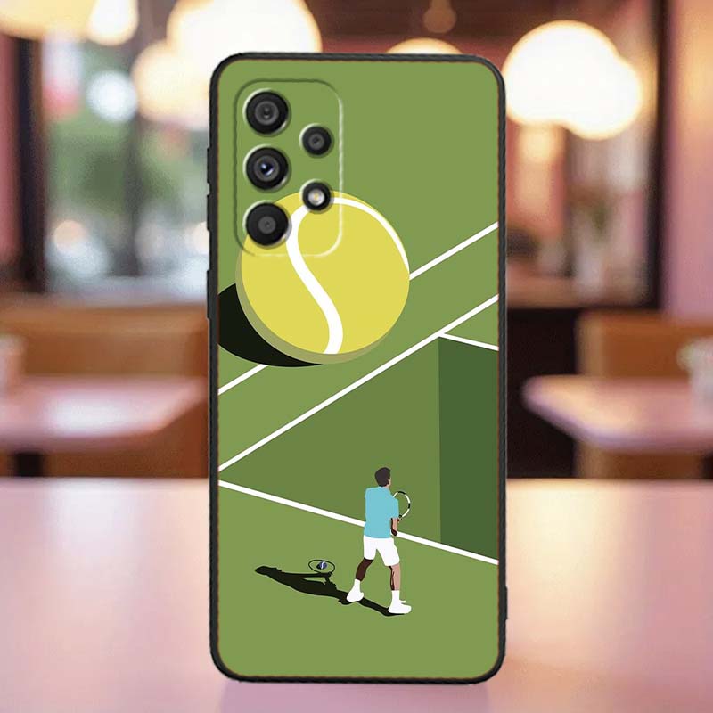 Sports style pattern For Samsung A41 A35 A34 A33 A32 A25 A24 A23 A21s A06 A05 A04 A03 Note 10 20 Ultra 5G Black Case