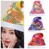 Printed Beads Christmas Hat Merry Christmas Decoration Plush Beanie Gift Santa Claus Hat  Party
